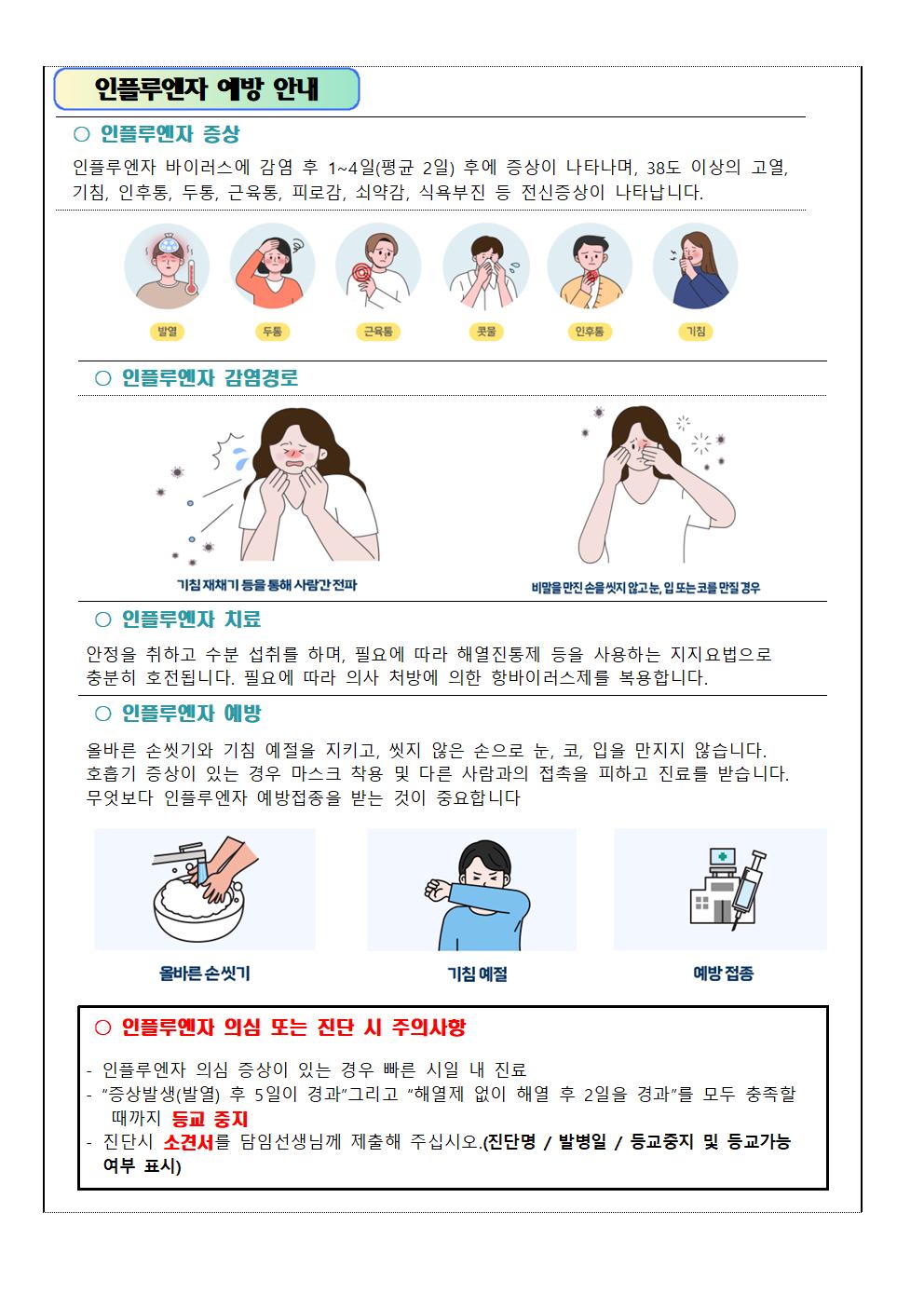 겨울철 호흡기 감염병 예방 가정통신문002