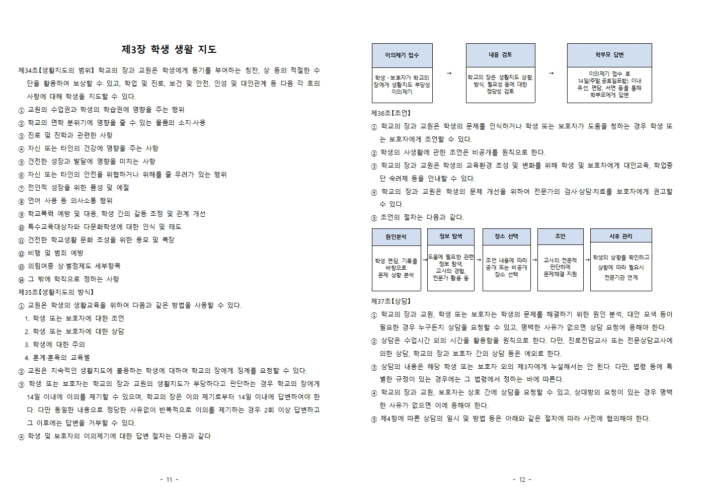 의림여자중학교 학생생활규정(2023.12.)006