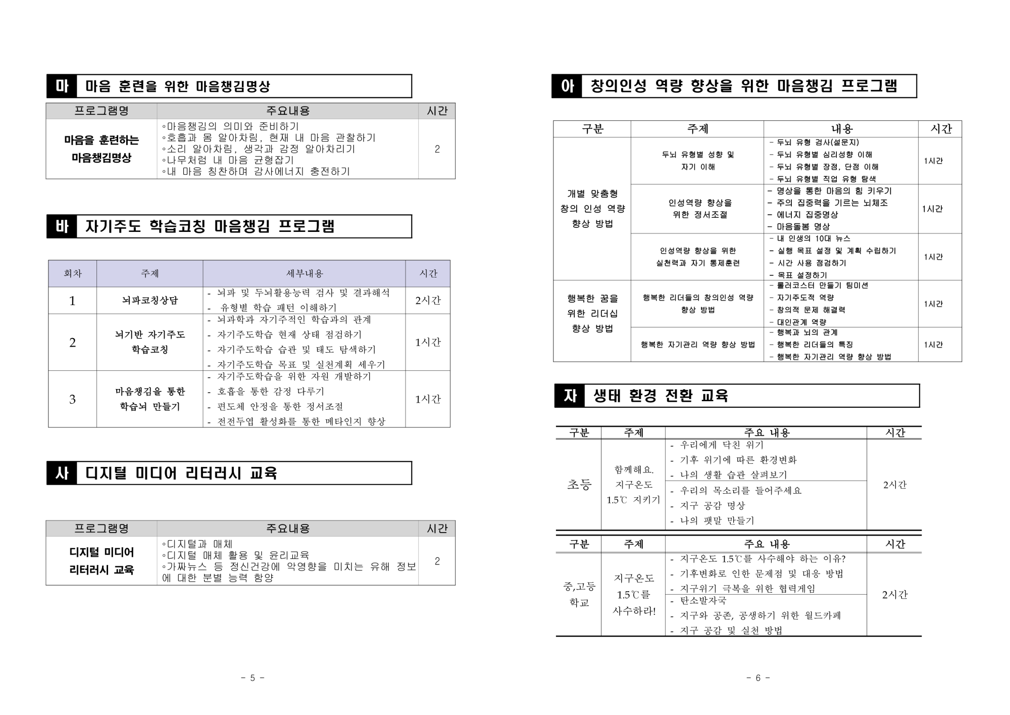 국제뇌교육종합대학원대학교 인성교육연구원_찾아가는 인성교육  프로그램 2024_3