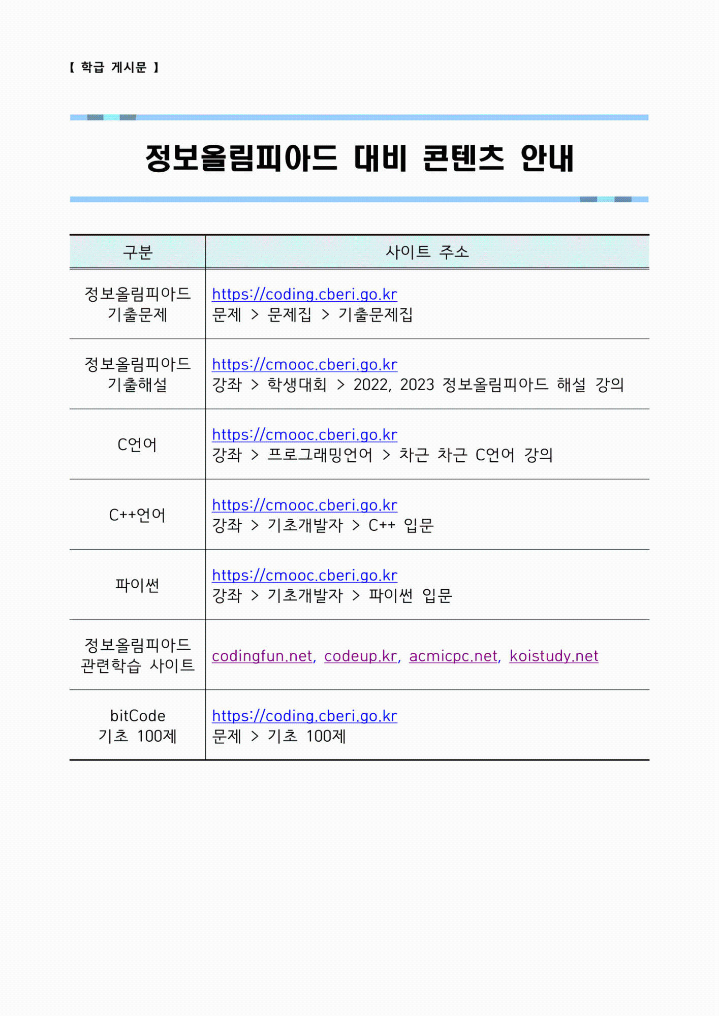 2024. 교내 정보올림피아드 운영 계획(홈페이지 게시용)-5