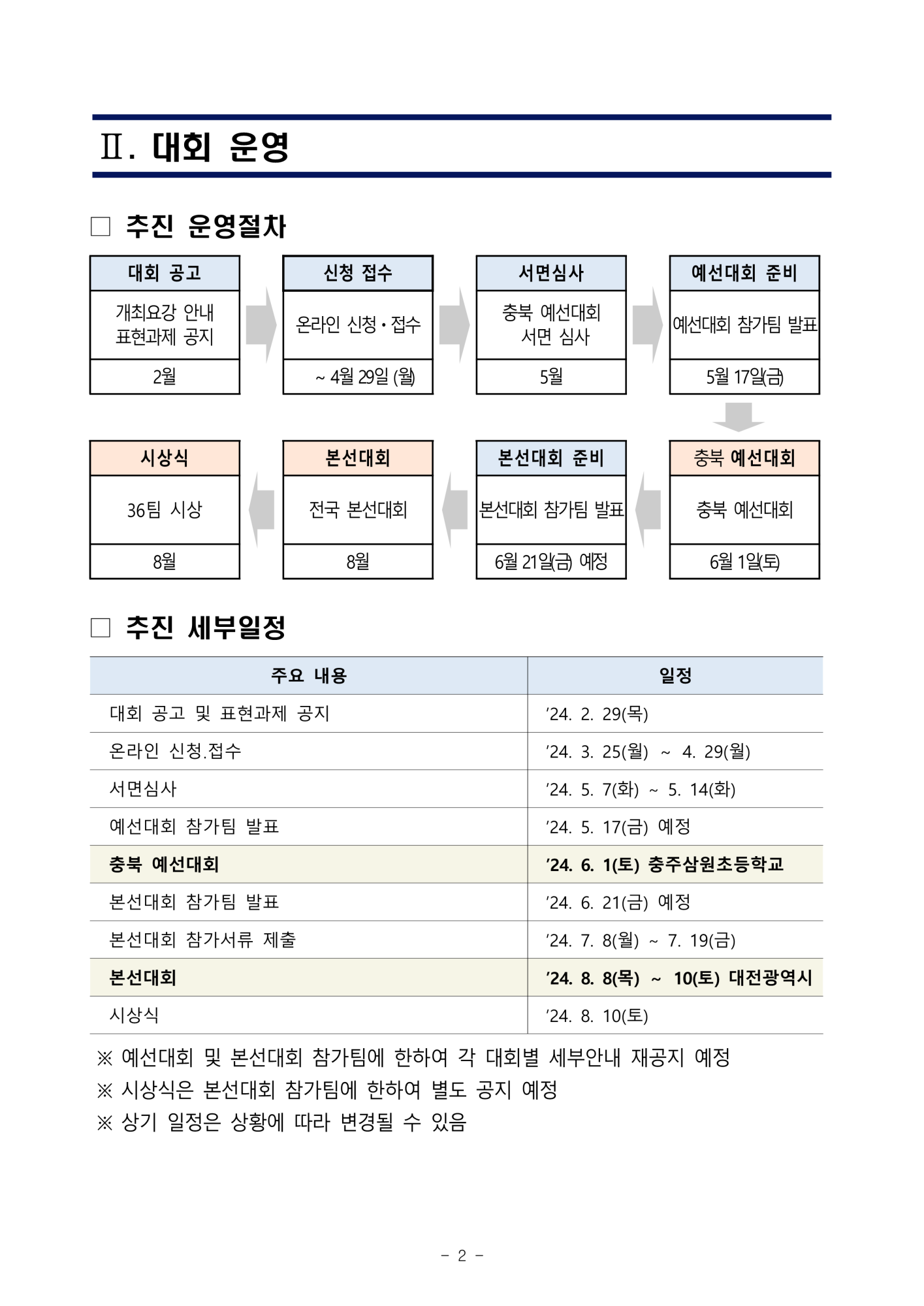 개최요강_2024년 대한민국 학생창의력 챔피언대회 충북 예선_3