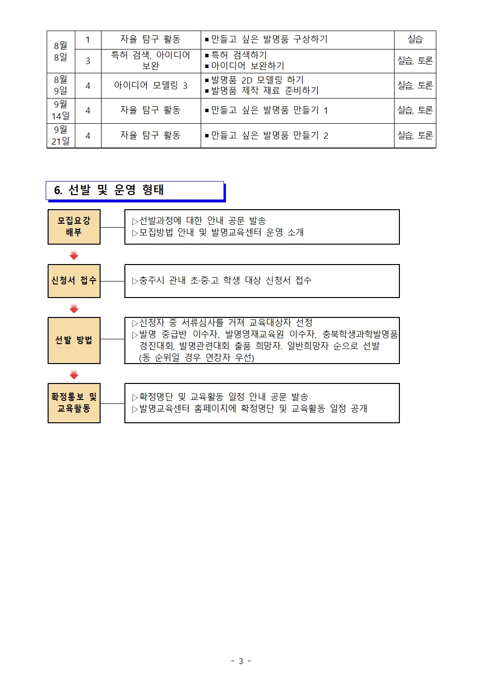 충주삼원초 발명교육센터 발명고급반 모집 가정통신문003