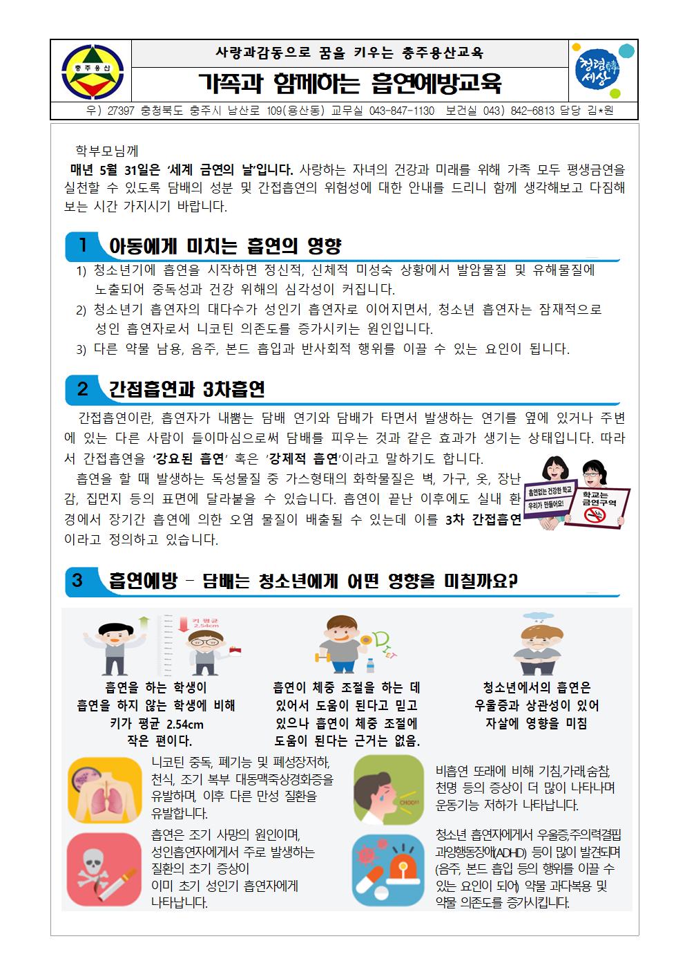 가족과 함께하는 흡연예방 교육001