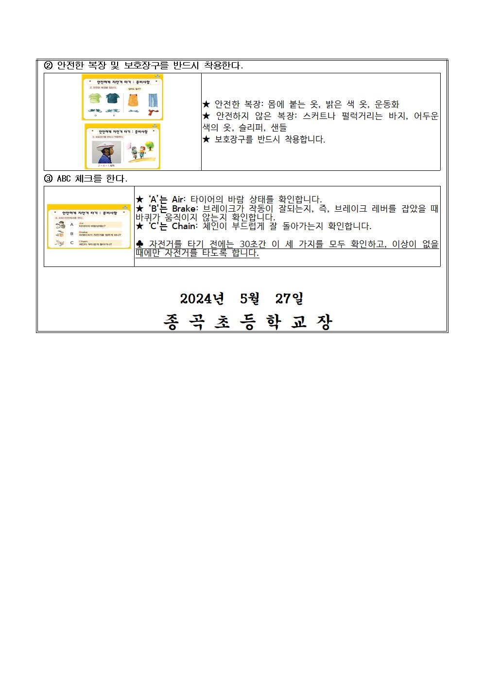 자전거 안전 사고 예방 안내002