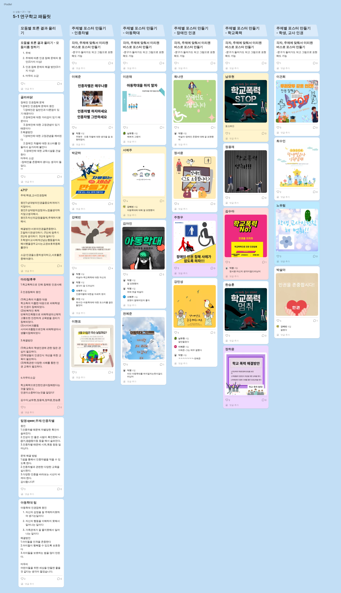 5-1 연구학교 패들릿(1)