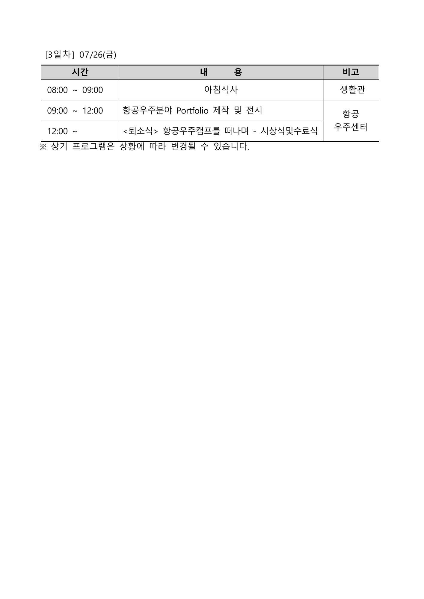 한국항공대학교 교육지원팀_attach_2024학년도 여름항공우주캠프_항공새싹(초등부) 과정_안내문_4