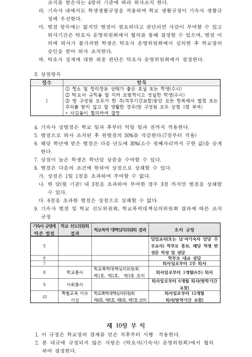 2024. 기숙사(탁오사) 운영 규정(2024.5.16.개시용)011