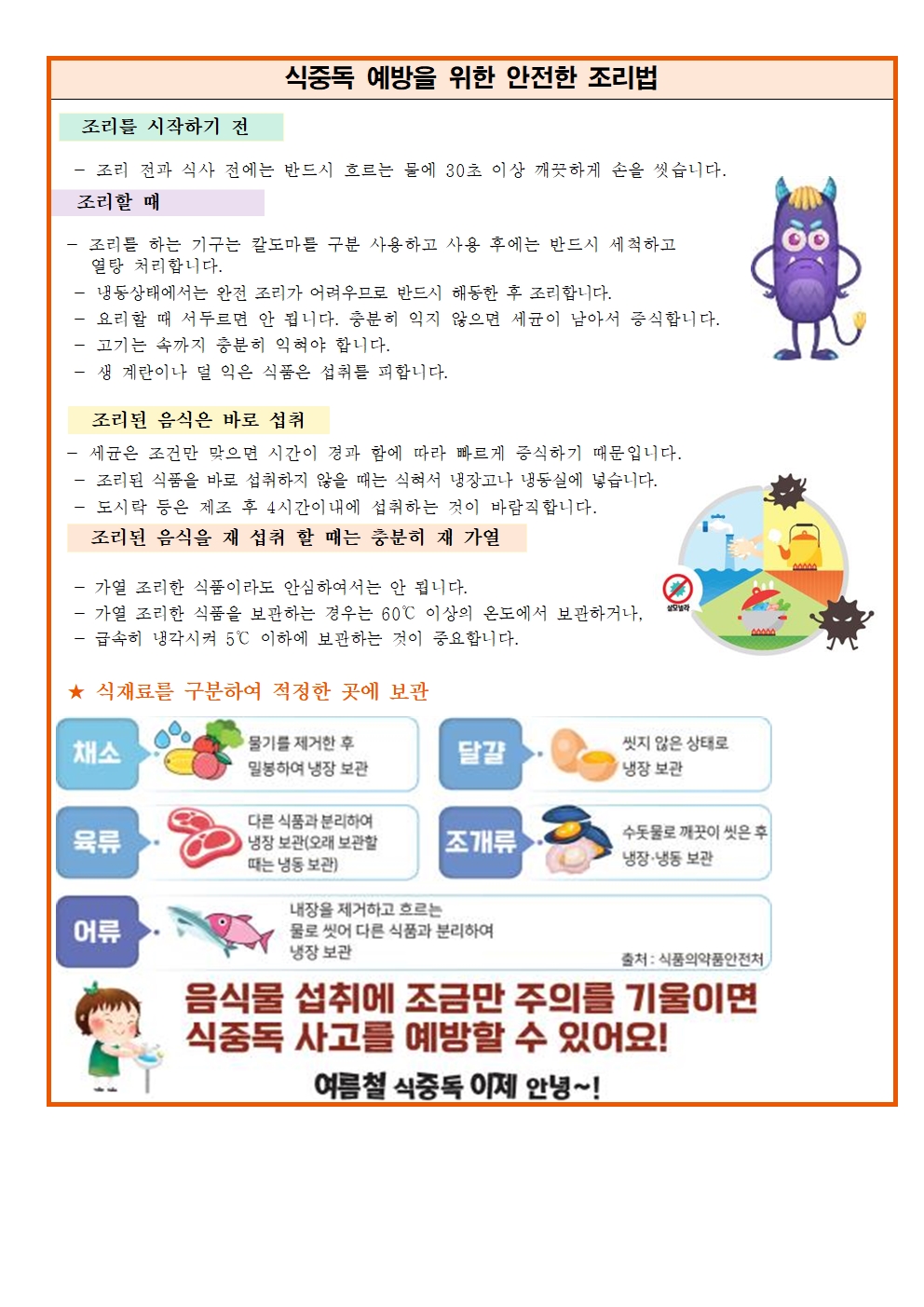 7월 영양교육(식중독 알고 예방하자,음식물쓰레기줄이기)002