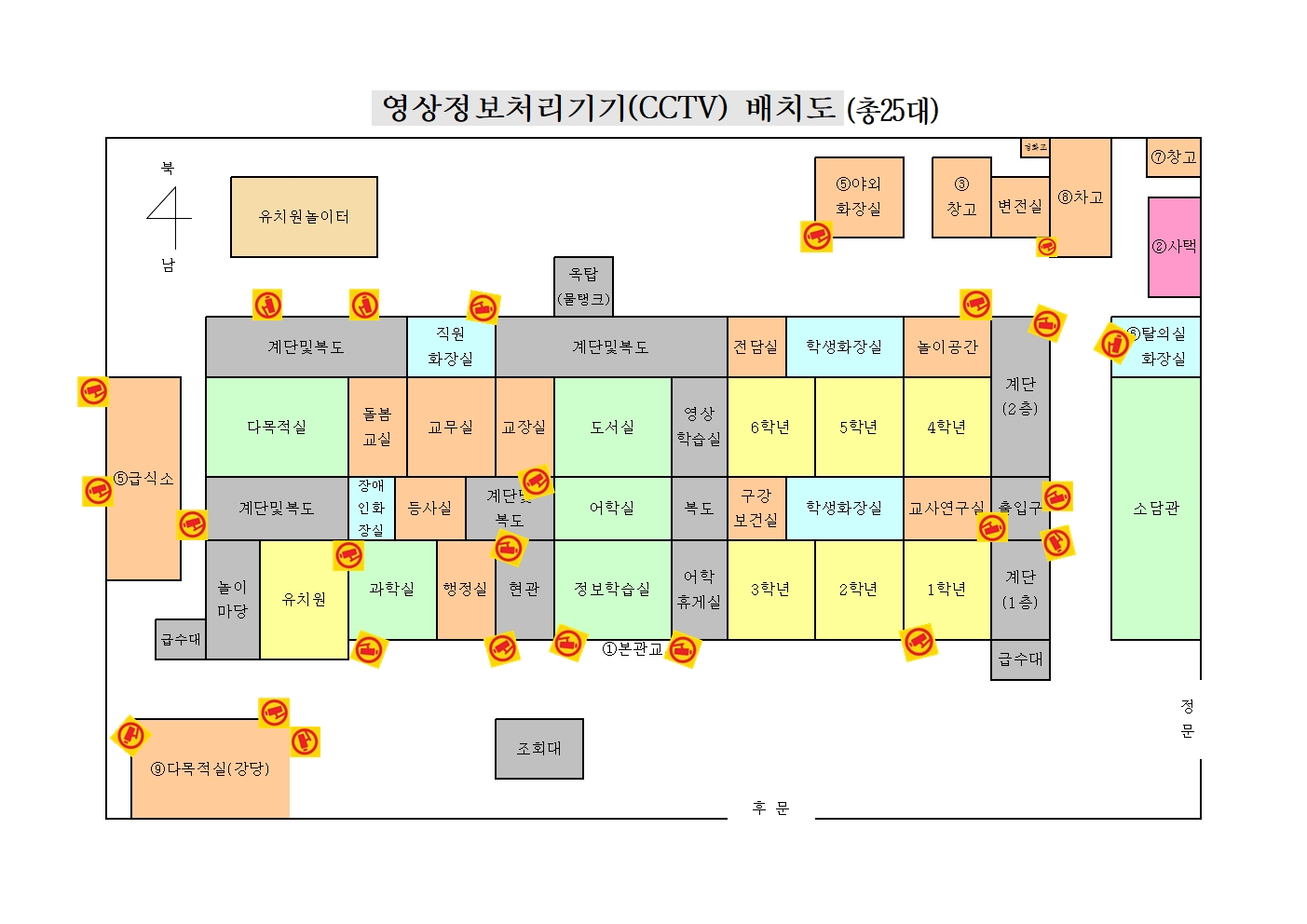 CCTV 배치도