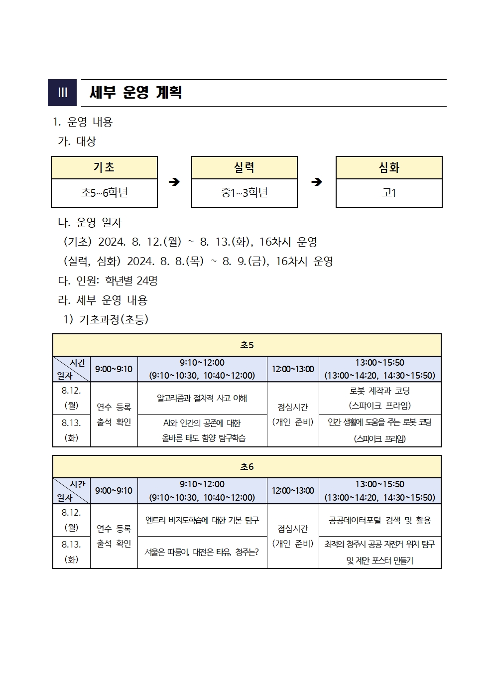 2024. 테마가 있는 수학탐구교실 운영 계획002