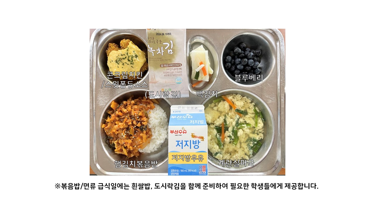 식단게시서식