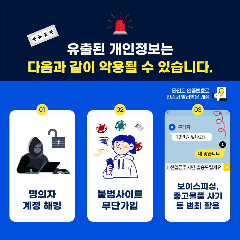 청주흥덕경찰서 여성청소년과_신종유형(휴대폰 인증번호 전송 요구)관련 카드뉴스_3