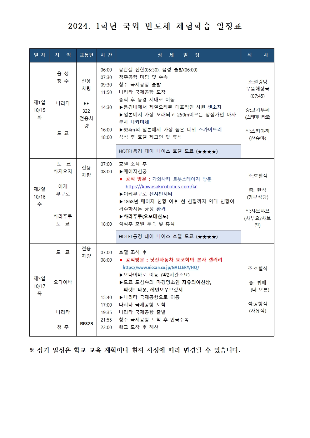 2024. 1학년 국외반도체 체험학습 참가 희망조사(가정통신문)002