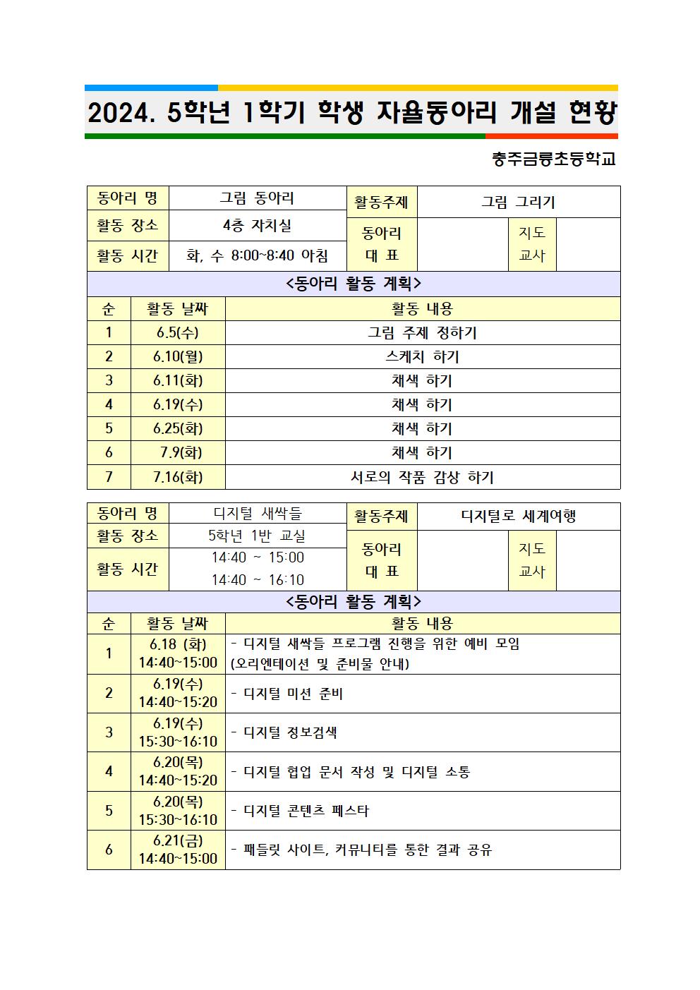 5학년 자율동아리 운영 계획서(홈페이지 게시용)001