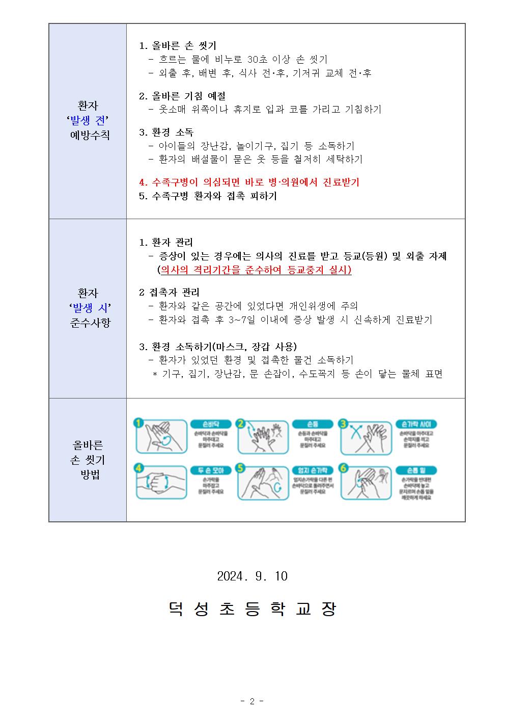 수족구병 주의 안내002