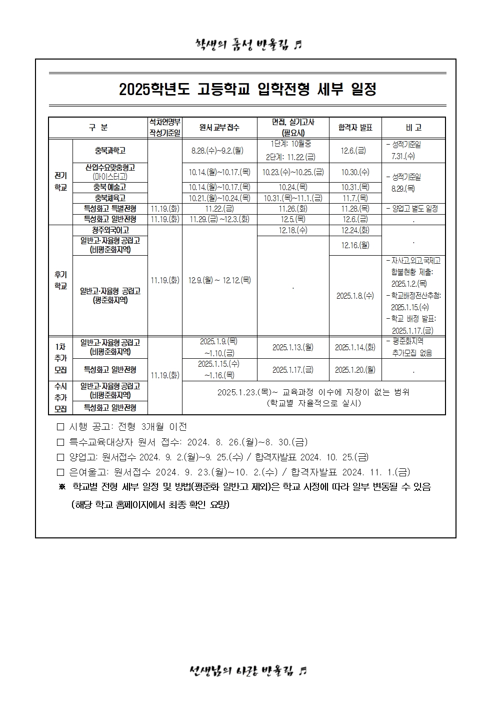 2025학년도 진학희망학교 조사서 2차002