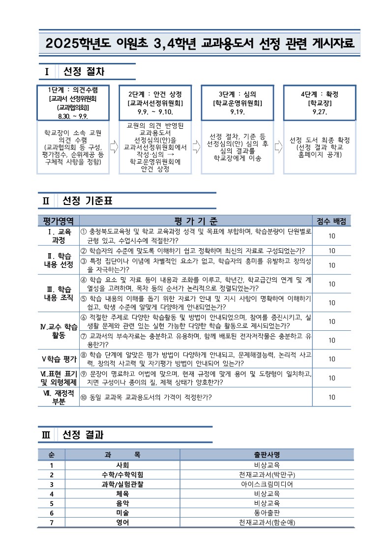 06_2025학년도 이원초 검인정 교과용도서 홈페이지 공개 자료_1