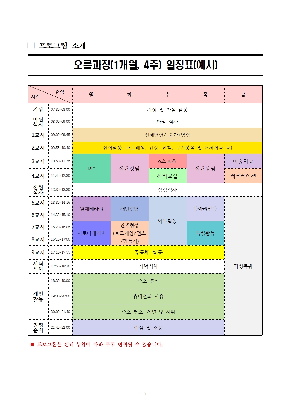 2025년 국립대구청소년디딤센터 오름과정 입교생 모집 안내(문)005