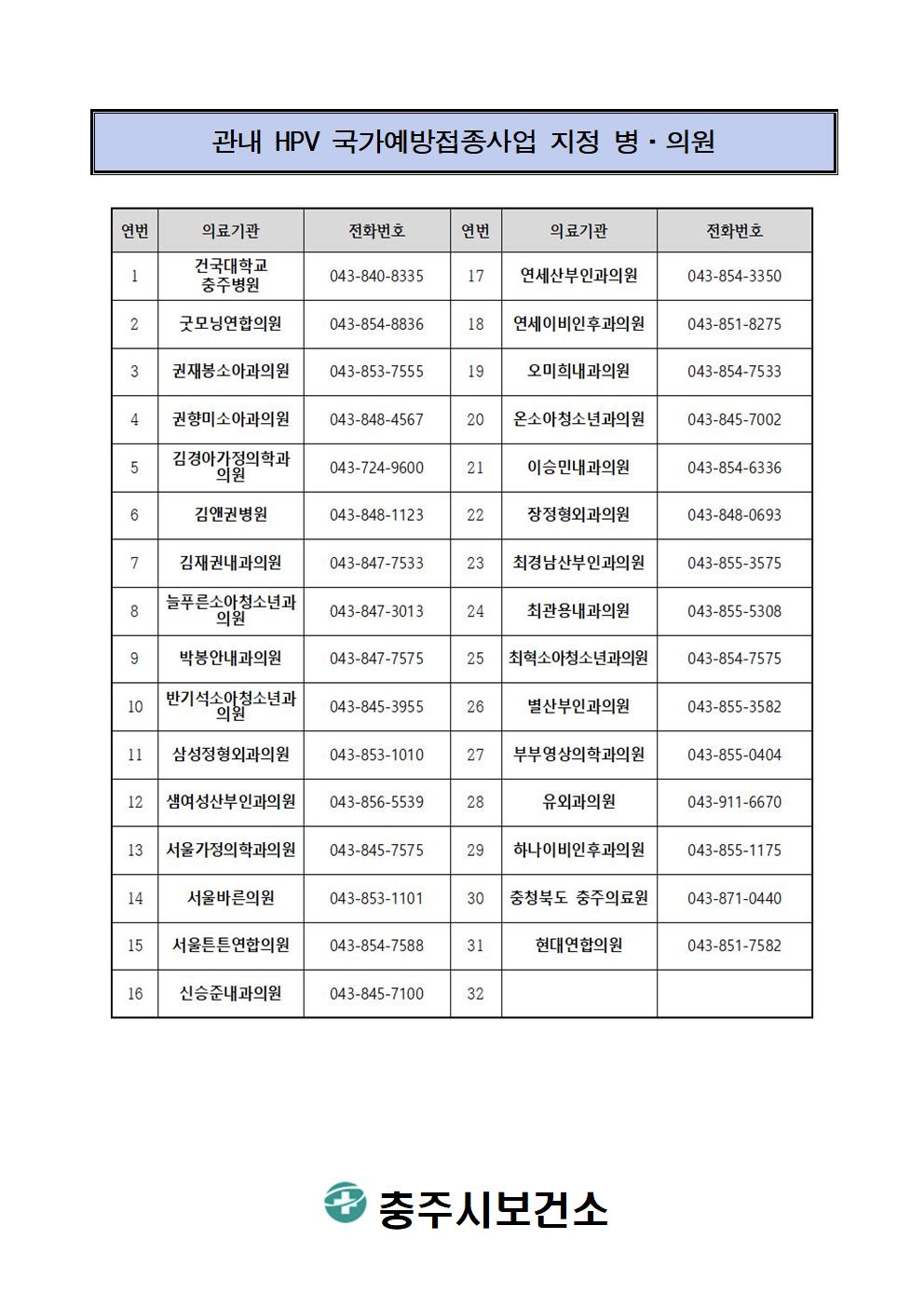 사람유두종바이러스(HPV) 국가예방접종  안내문002