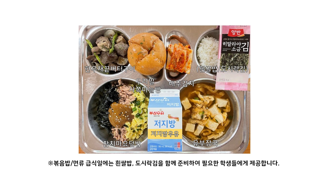 식단게시서식