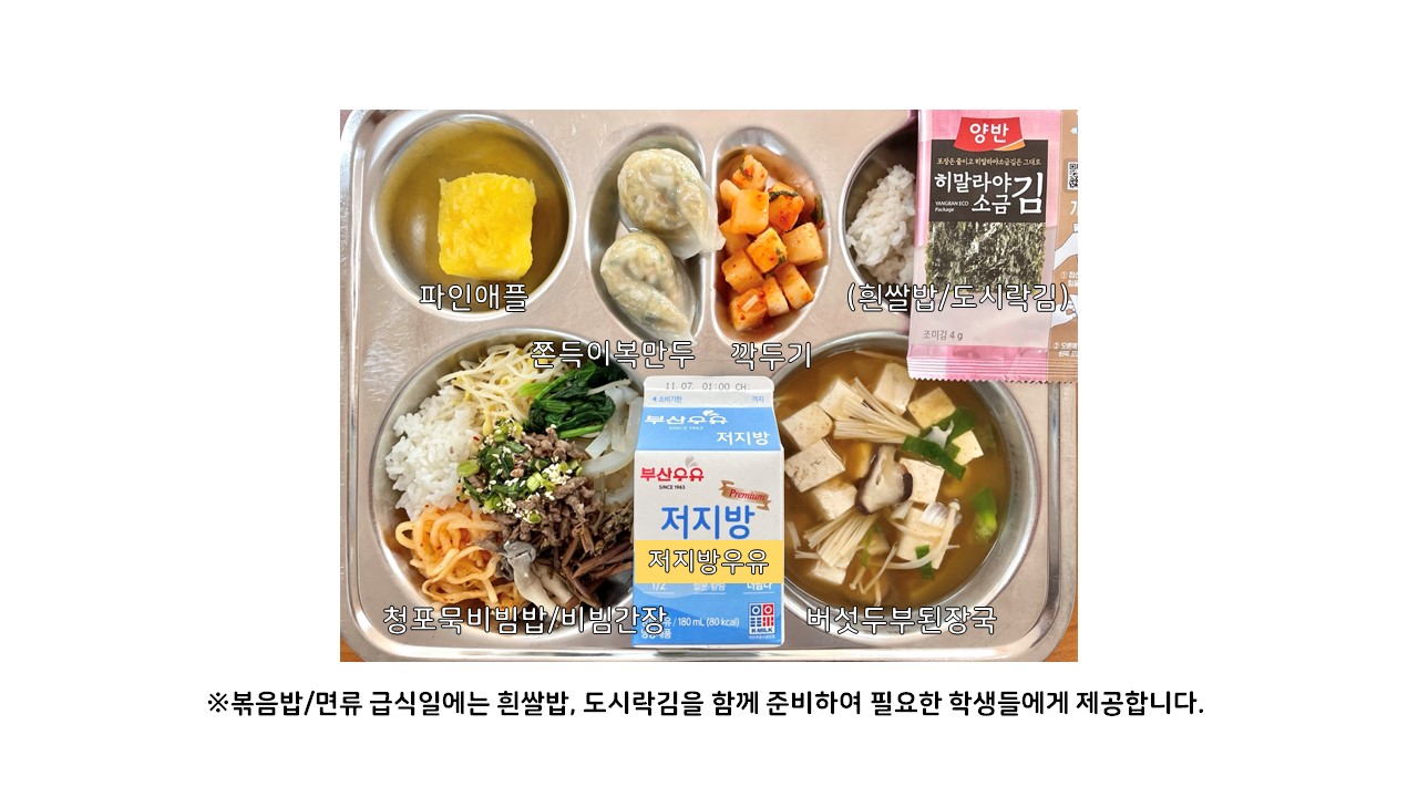 식단게시서식