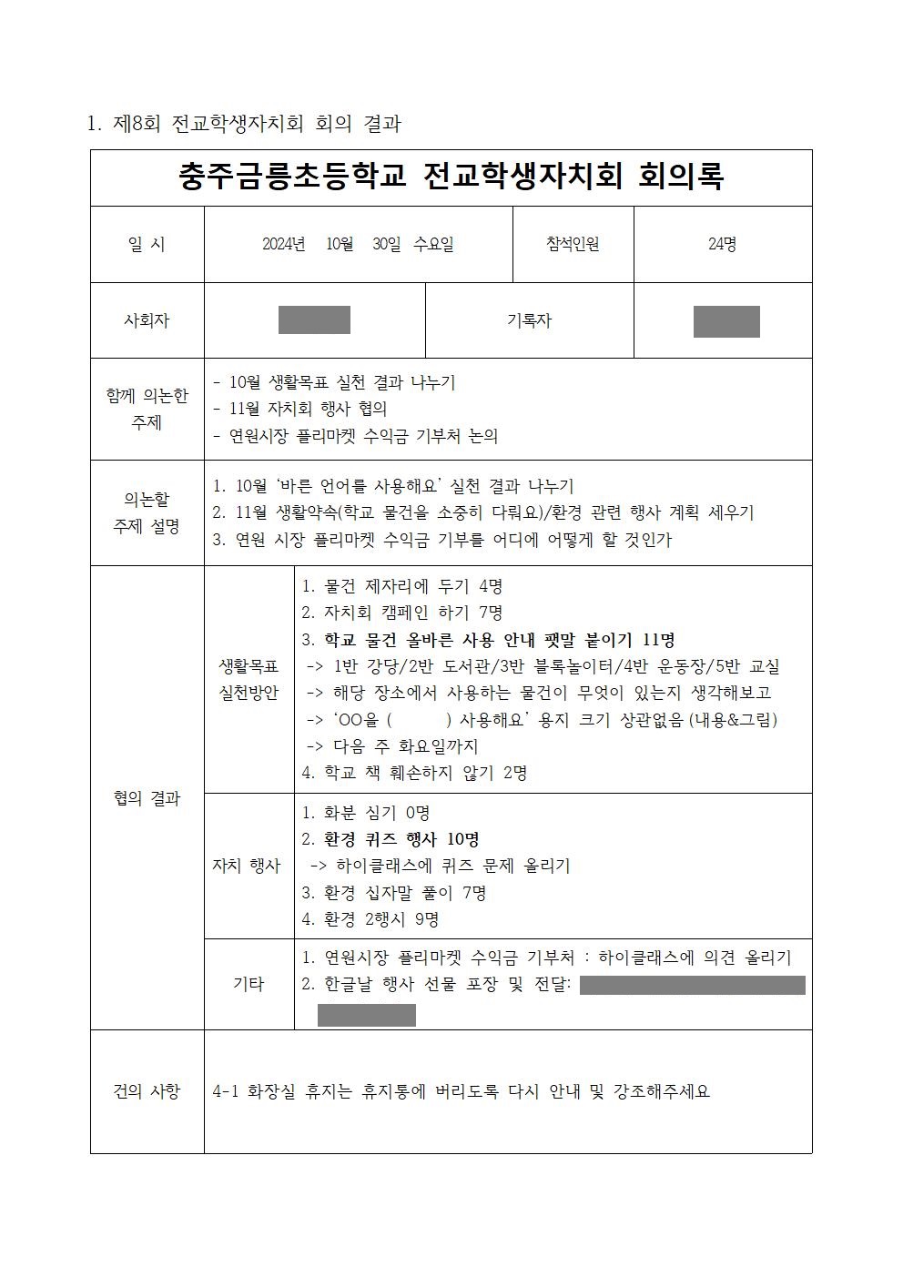 2024. 전교학생자치회 회의 결과(1030)001