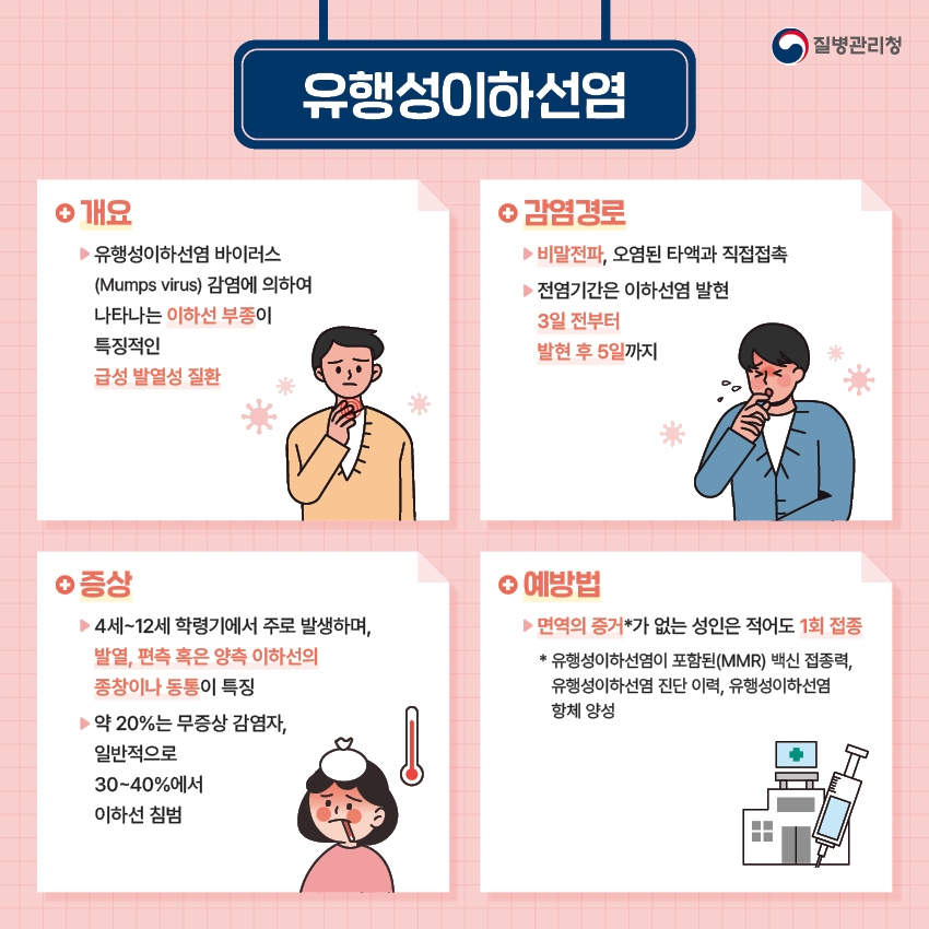 1. 유행성이하선염 바로알기