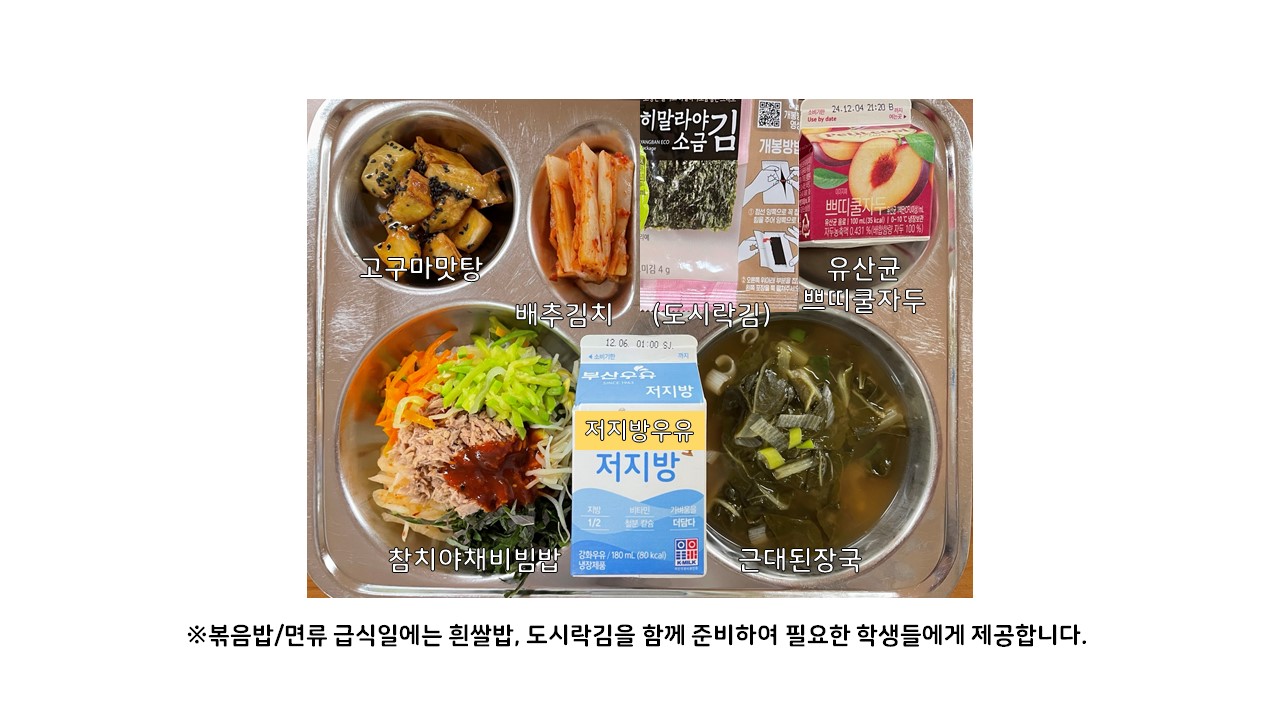 식단게시서식