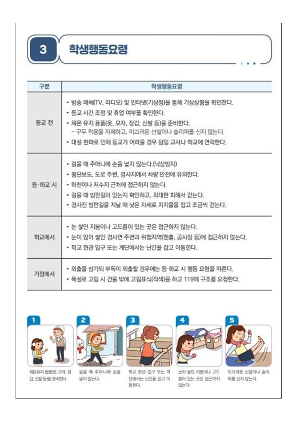 2024. 겨울철 폭설 대비 안전사고 예방 안내 가정통신문002