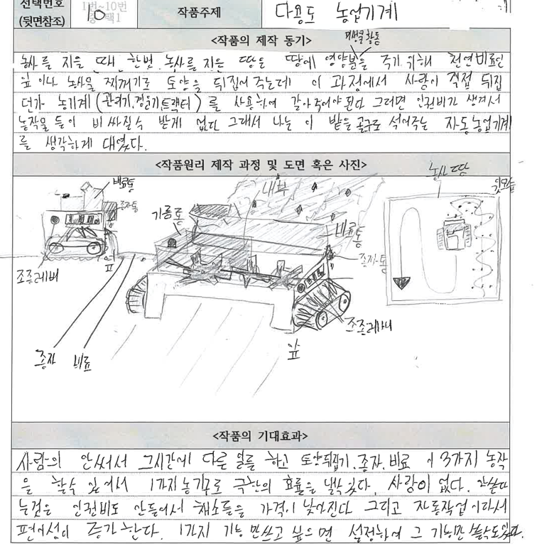 다용도 농업기계