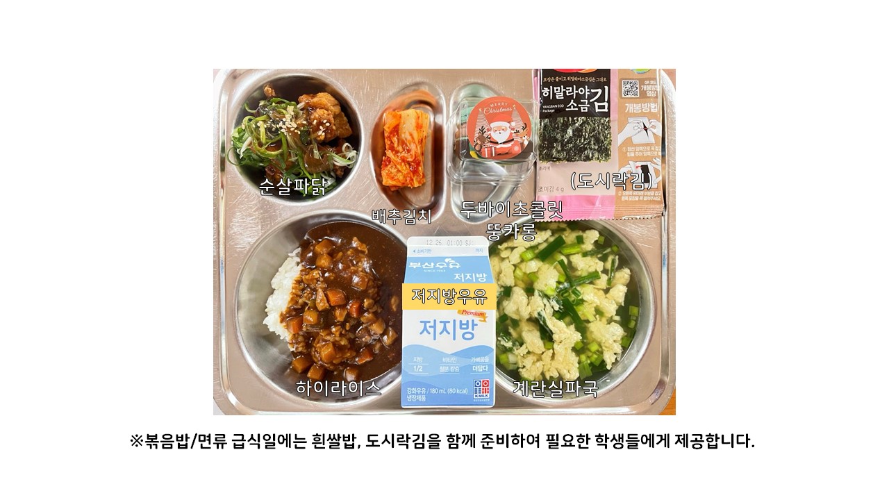 식단게시서식