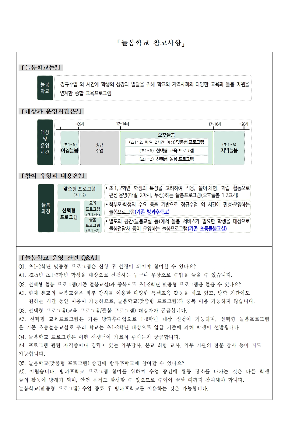 2025학년도 늘봄학교 맞춤형 프로그램 신청 안내(발송용)002