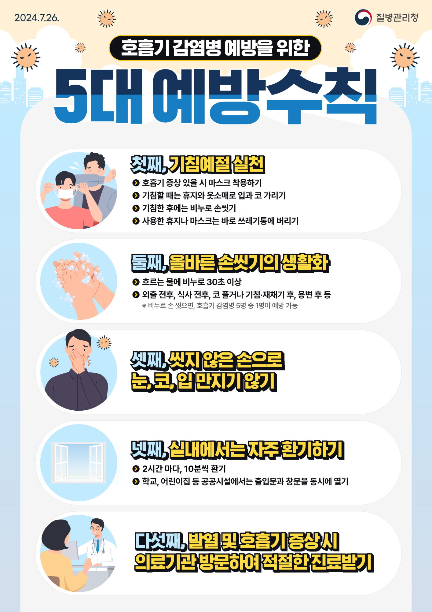 사본 -호흡기감염병 예방을 위한 5대 예방수칙(포스터)_1