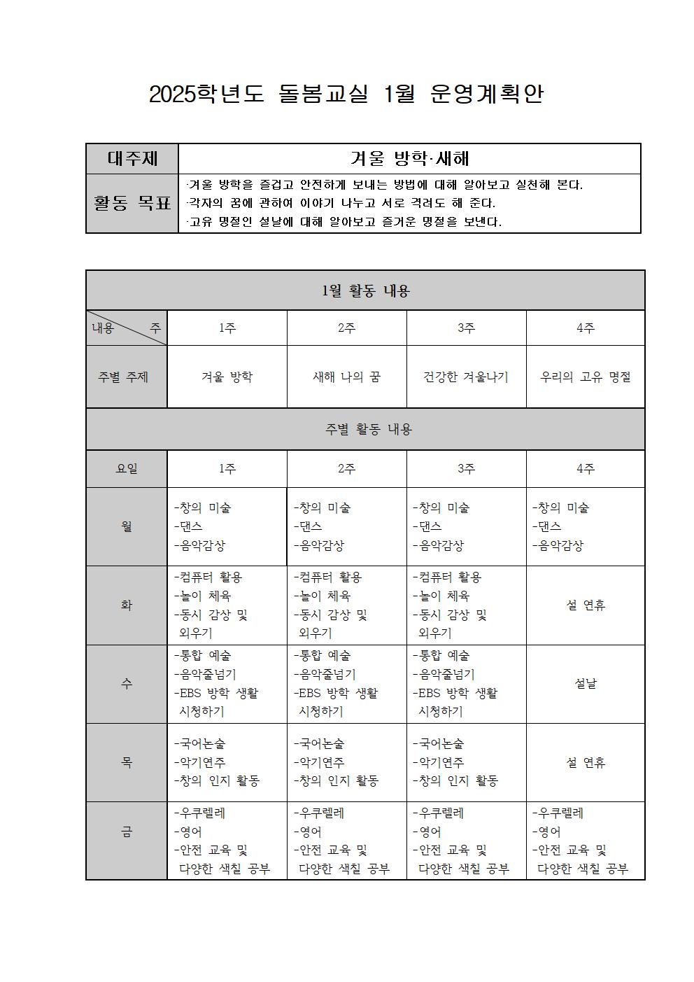 2025.돌봄1월지도계획안001