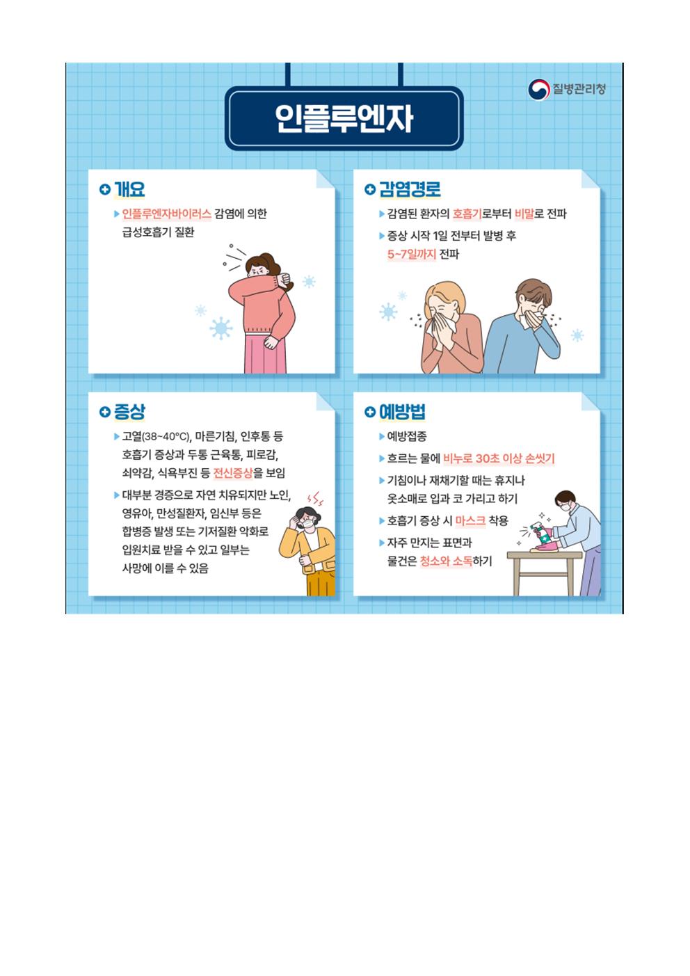 인플루엔자 예방 가정통신문002