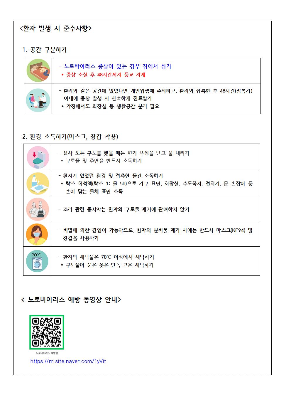 2025. 노로바이러스 감염증 예방안내 가정통신문002