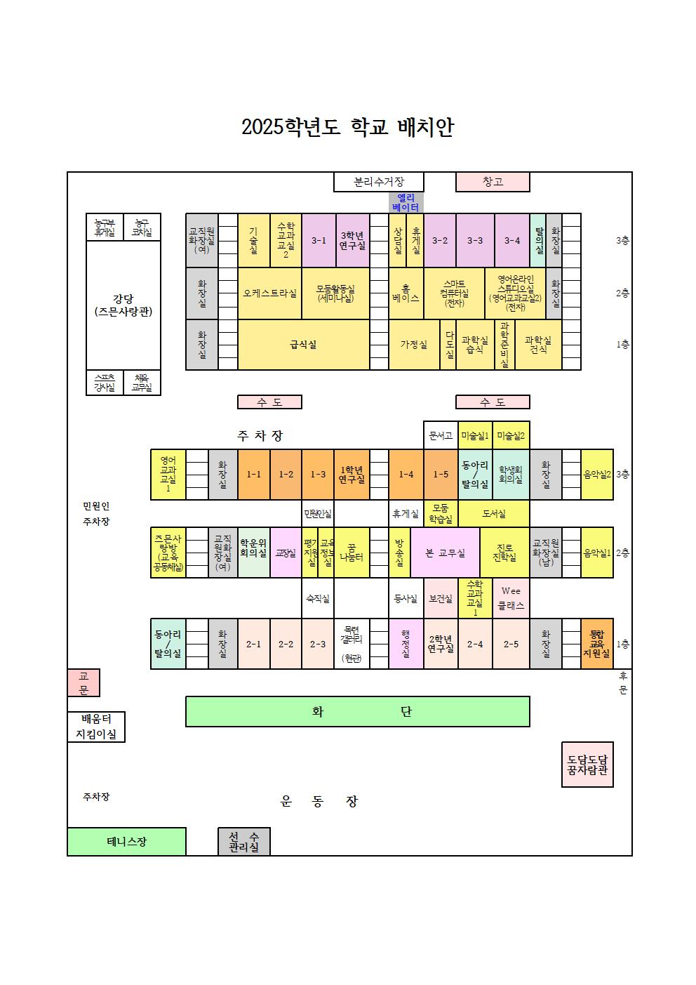 2025학년도 학교 배치안001