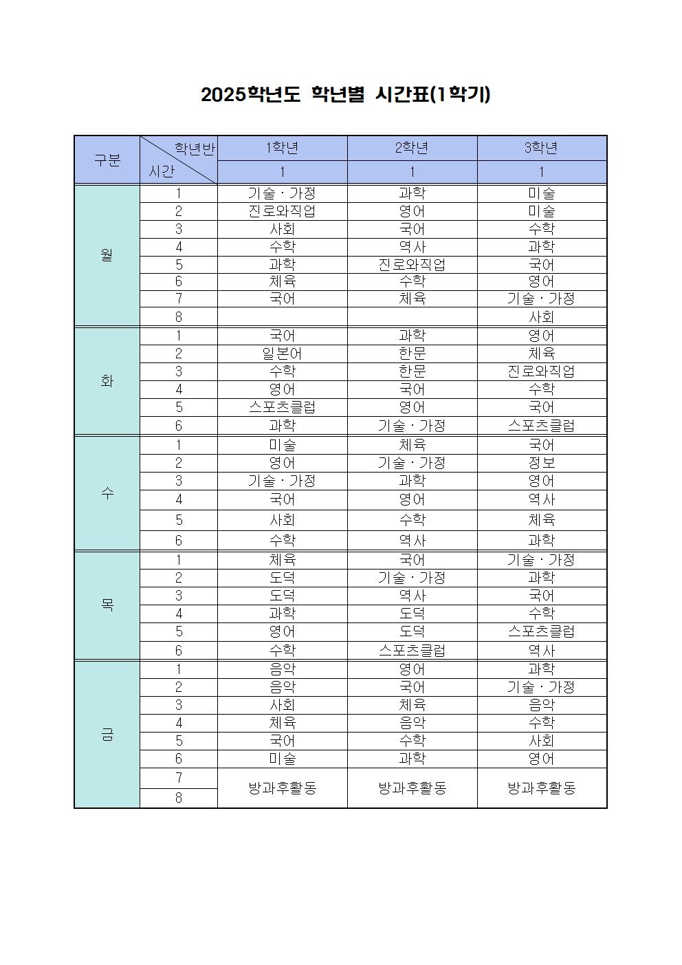 2025.1학기시간표 확정001