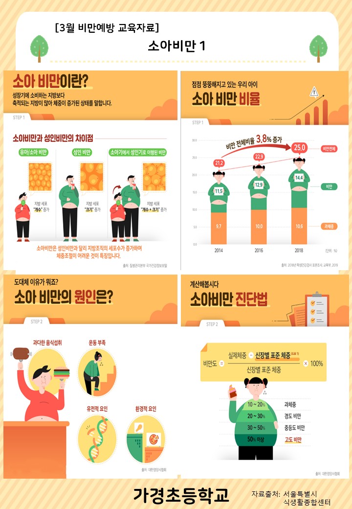 3월 비만예방 교육자료