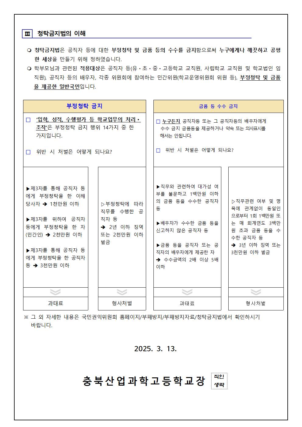 2025. 학부모 청렴교육 안내002