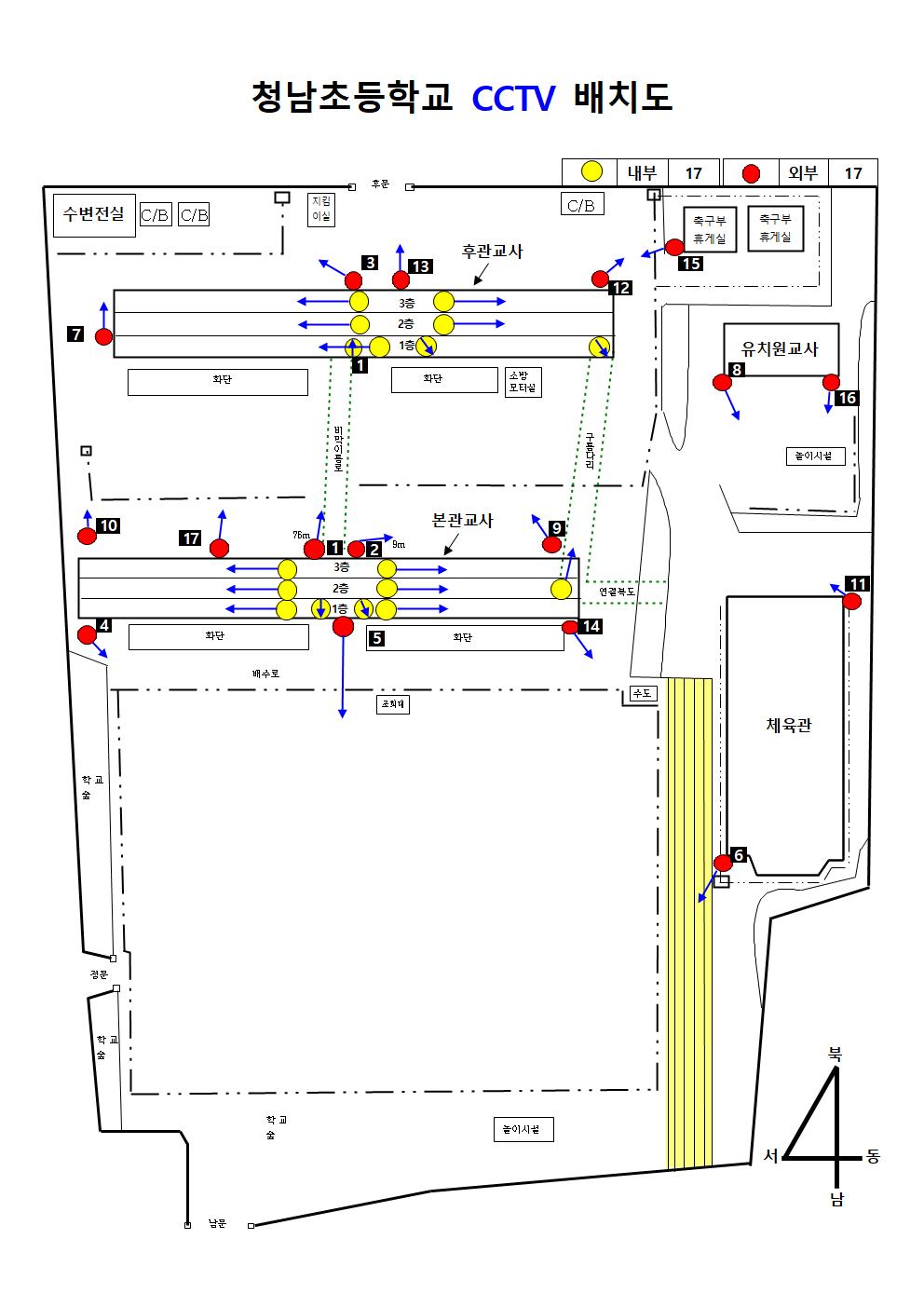 CCTV 배치도