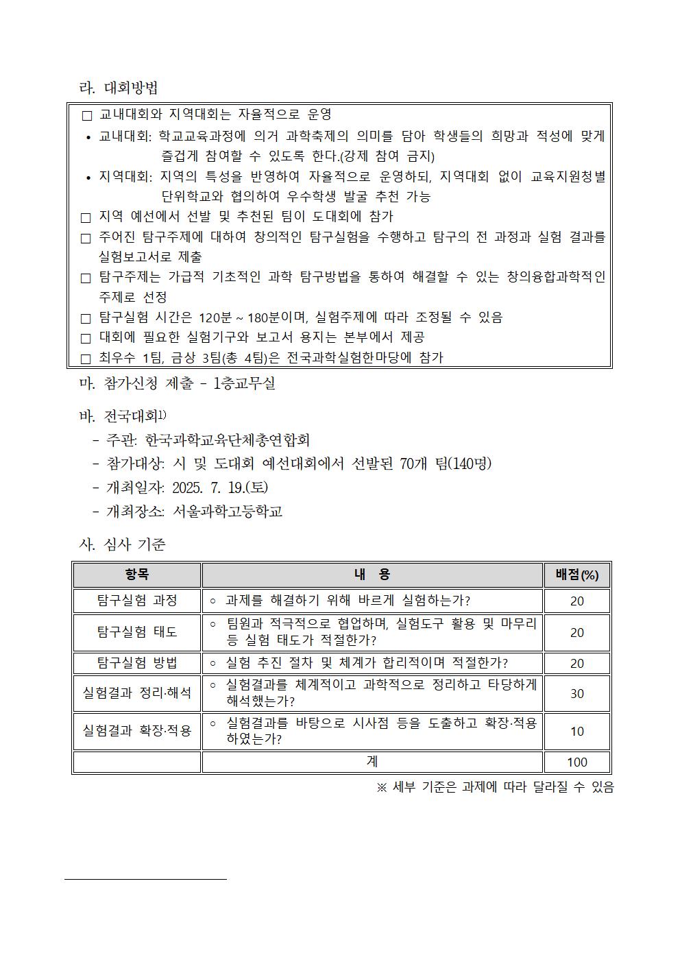 2025.충북과학창의대회(제33회 충북학생과학탐구올림픽) 운영계획(발송용)003