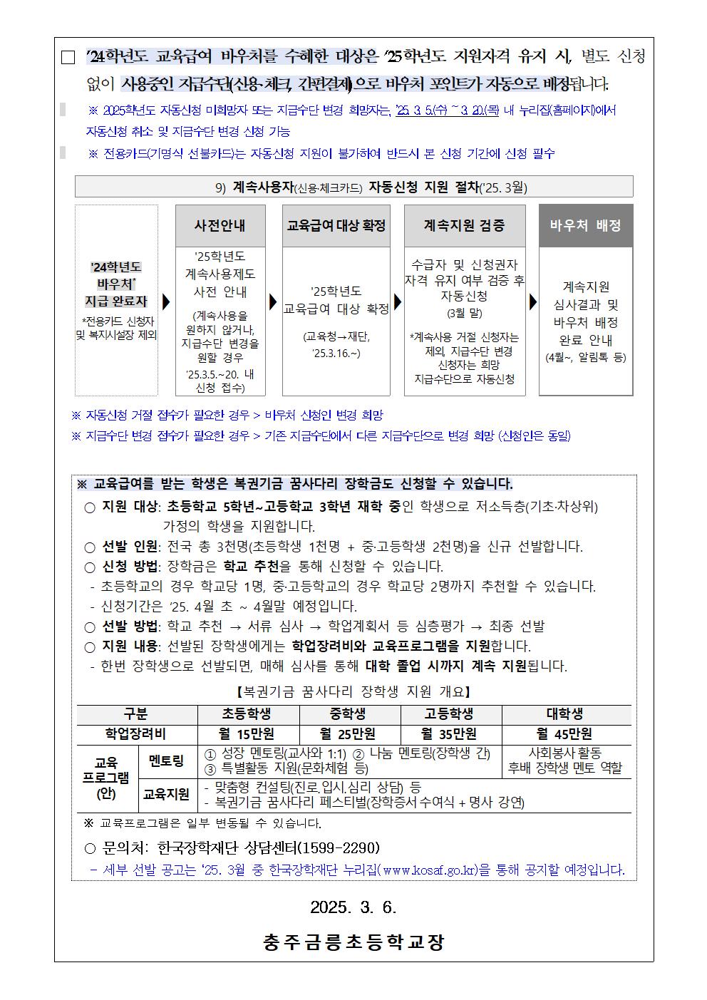 2025학년도 교육급여 바우처 신청 안내 가정통신문002