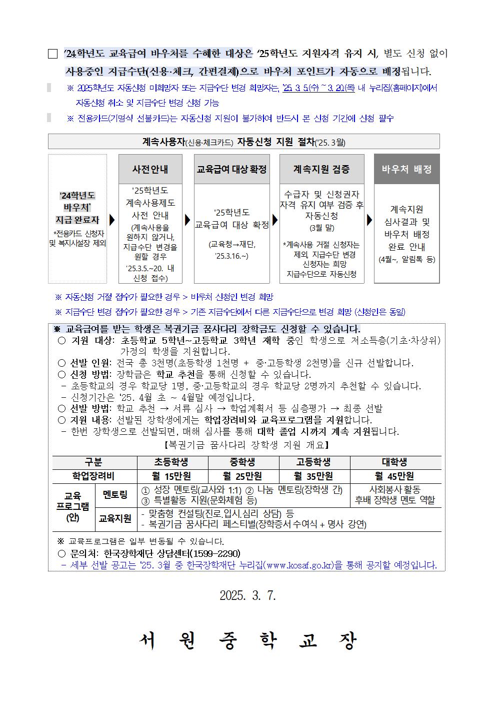 2025학년도 교육급여 바우처 안내 가정통신문002