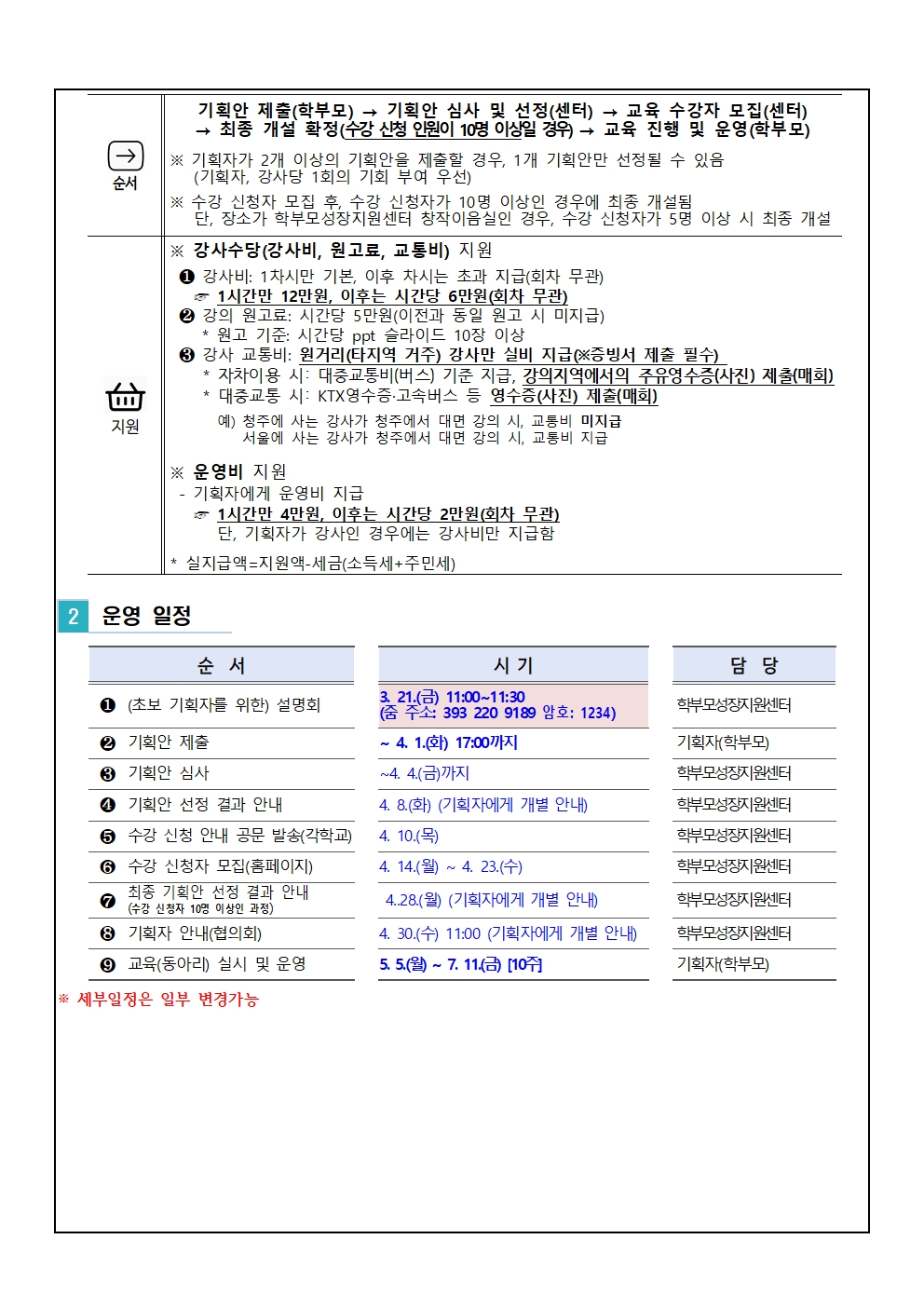 2025. 학부모 자율기획교육(동아리) 기획안 모집 안내002