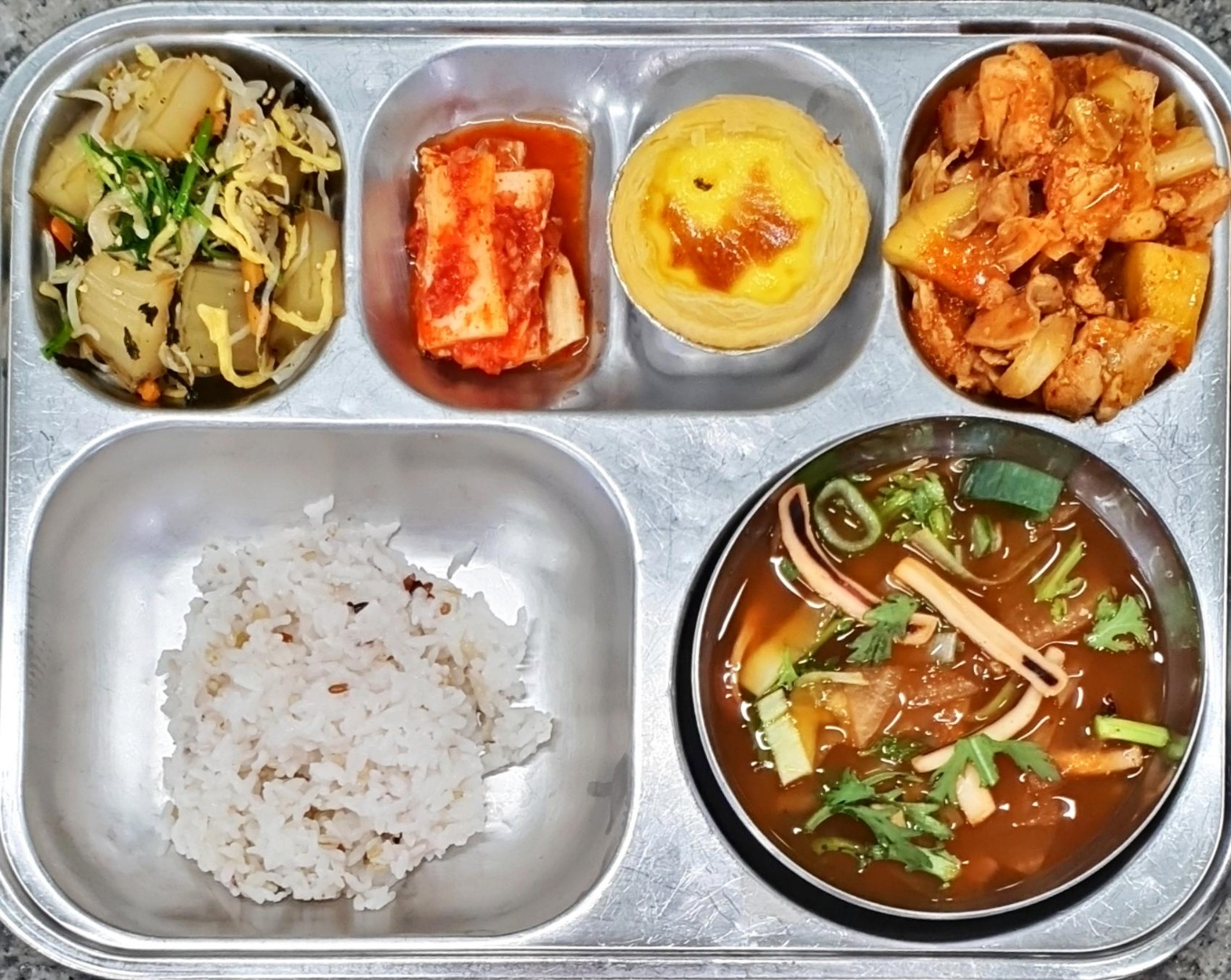 중식 식단 이미지