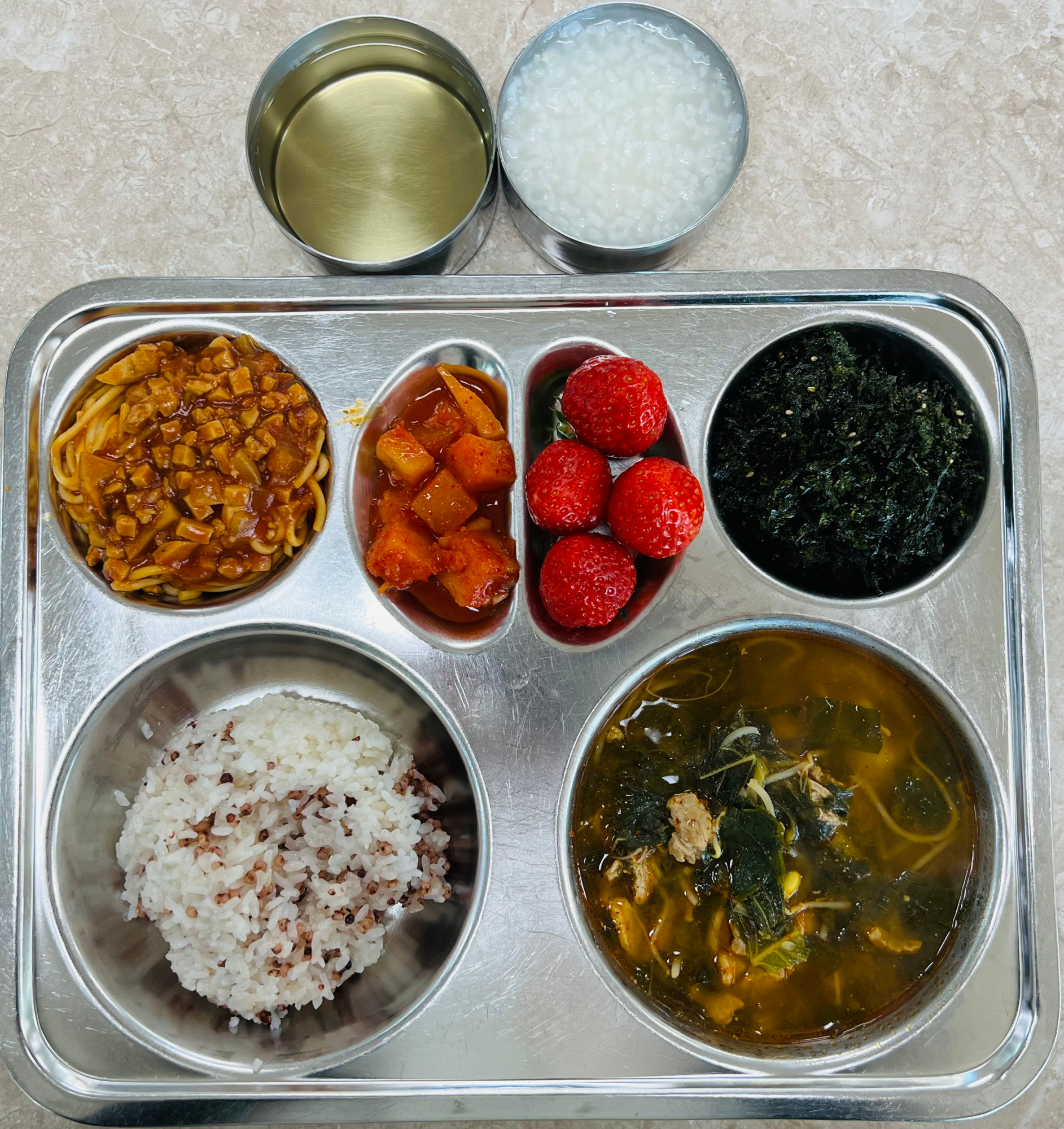 중식 식단 이미지