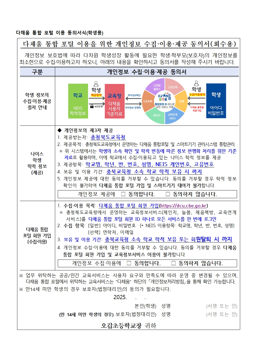 다채움 통합 포털 안내사항 및 이용 동의서002