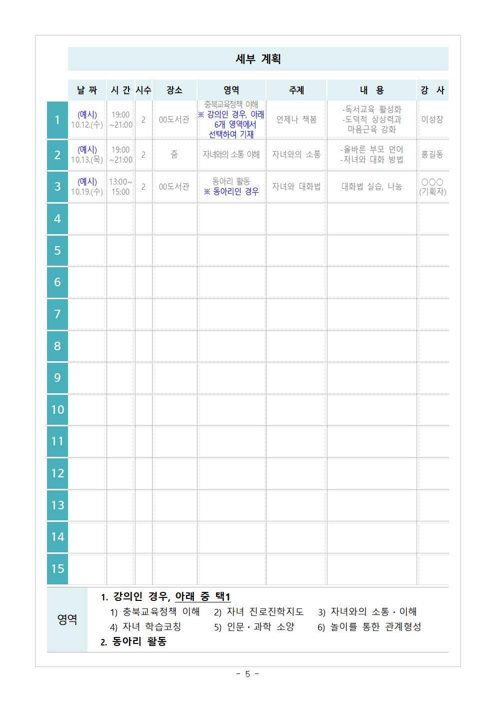 2025. 학부모 자율기획교육(동아리) 1기 기획안 모집 안내005