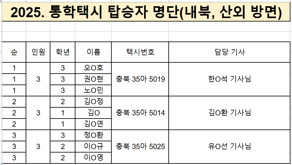 탑승자 명단(내북,산외)